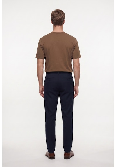 D'S Damat Ds Damat Comfort Fit Lacivert Keten Karışımlı Chino Pantolon 6hc03ort01350 Çok Renkli