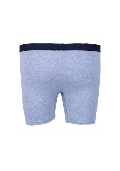 Moc Grande Mocgrande Erkek Büyük Beden Likralı Uzun Paça Boxer 11906 Grı Melanj Gri Melanj