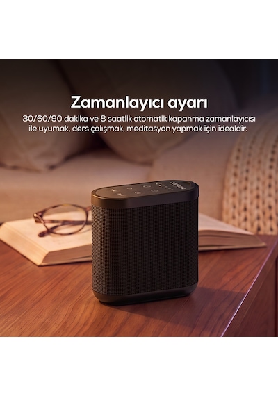 Xenon Smart Gürültü Makinesi Taşınabilir  Bebek Ve Yetişkinler İçin Ses Ve Uyku Cihazı X6230 - Siyah