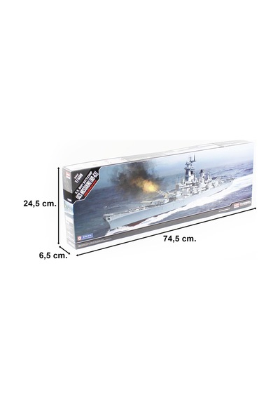 Academy 14401 1/400 Uss Missouri Bb-63 Savaş Gemisi, Plastik Model Kiti