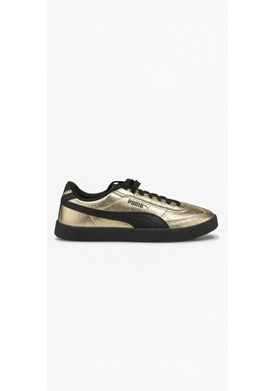 Puma 404461 01 Club Iı Era Metallic Gold-siyah Kadın Spor Ayakkab Altın