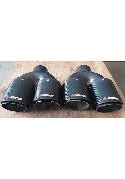 AKRAPOVİÇ 90 MM ÇİFT ÇIKIŞLI SAĞ SOL TAKIM