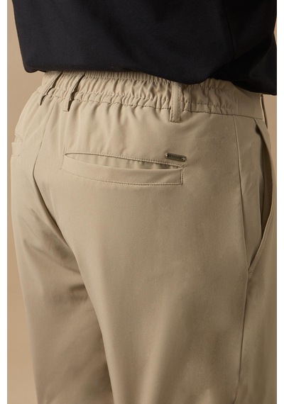 Braccas Erkek Bej Jogger Fit Şort Bej