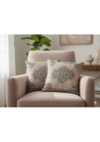 Turkıshrug Kıngdom Vintage Boho Tarzı Yastık Kılıfı 43 X 43 Çok Renkli