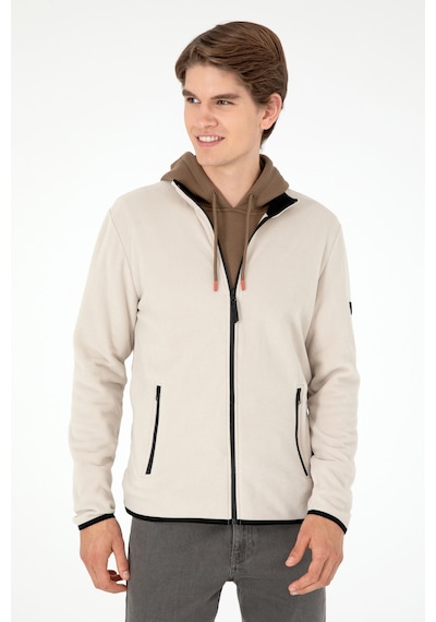 U.S. Polo Assn. Erkek Taş Basic Polar Hırka 50298066-VR049