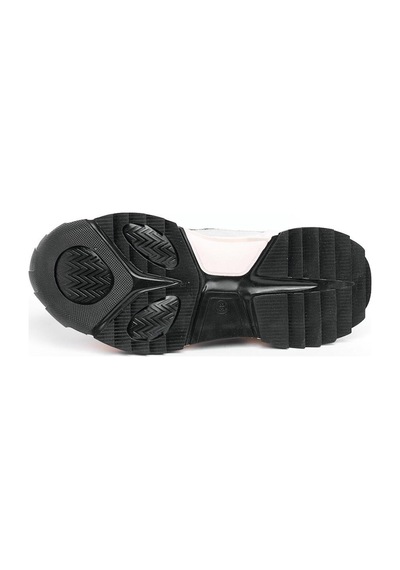 Derinet Comfort Taban Kadın Sneaker Buz Siyah Leopar Buz Siyah Leopar