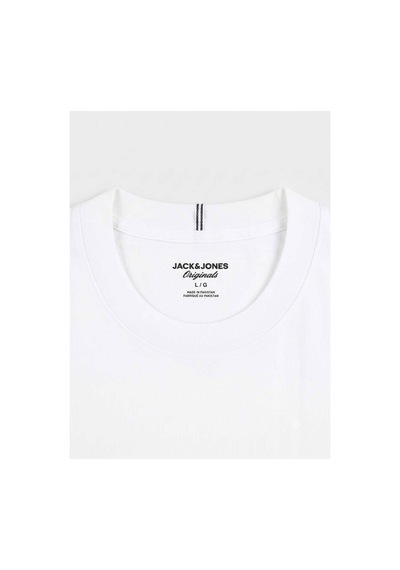Jack & Jones Jorrıvıera Scrıpt Tee Ss Crew Neck Beyaz