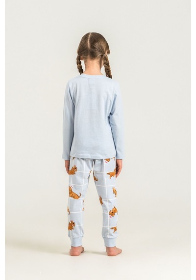 Rolypoly Kız Çocuk Forever Friends Mavi Uzun Kol Pijama Takım Rp3907-c-v2 Rp3907-c-v2