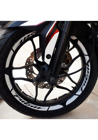 Bajaj Pulsar Fosforlu Jant Şeriti / Düz Renk Jant Şeridi