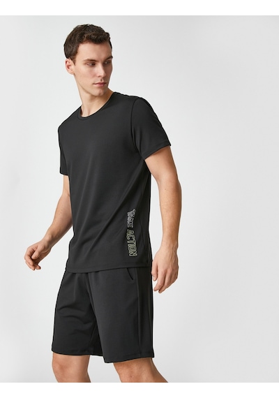 Koton Spor Tişört Slogan Baskılı Bisiklet Yaka Kısa Kollu Siyah 3Sam10116Nk 3Sam10116Nk999 Siyah Koton Spor Tişört Slogan Baskılı Bisiklet Yaka Kısa Kollu Siyah 3Sam10116Nk 3Sam10116Nk999 Siyah