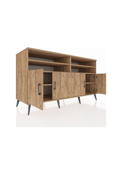 Kronos Konsol 6 Raflı 4 Kapaklı 176x59x99 Çam-çam Çam-çam Kronos Konsol 6 Raflı 4 Kapaklı 176x59x99 Çam-çam Çam-çam