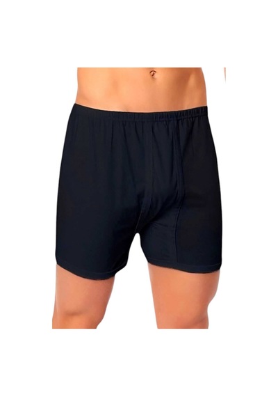 Uniquetrenders Erkek Rahat Kesim Paçalı Pamuklu Külot Boxer 6'lı Set Siyah