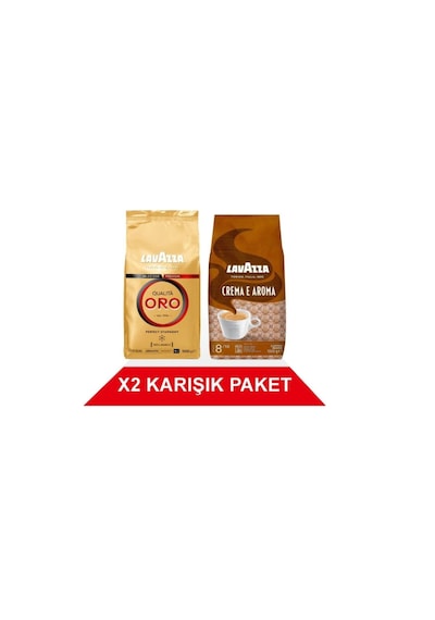 Lavazza Qualità Oro + Crema E Aramo Çekirdek Kahve 1 X 2 Kg 2'li Paket