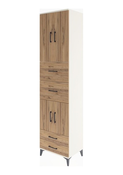 Hyperion Dolap 3 Raflı 4 Çekmeceli 4 Kapaklı 60x44x243 Aytaşı... Aytaşı