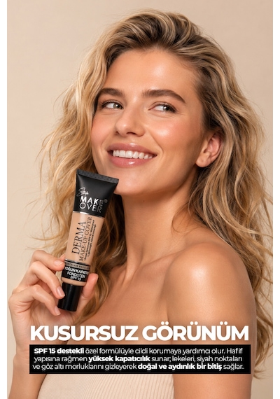 Studio Makeover Derma Make-up Cover Foundation Yoğun Kapatıcı Fondöten 03 40 ML