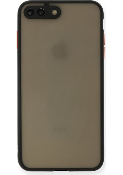 Apple iPhone Uyumlu   7 Plus Kılıf Montreal Silikon Kapak - Siyah