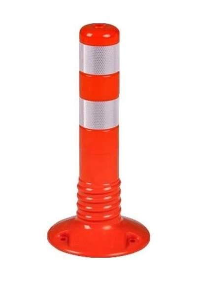 Şerit Ayırıcı Delinatör 45 Cm-Turuncu-Beyaz