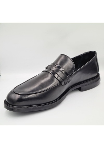 Greyder 67705 Siyah Hakiki Deri Erkek Loafer Klasik Ayakkabı Siyah