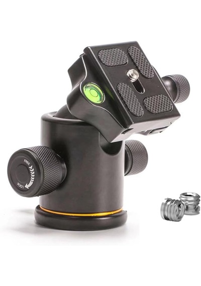Ayex Bh-03 Panoramik Tripod Kafası, 8 Kg Taşıma, 360 Pan, 90 Tilt, Quick-release, 370 G, -