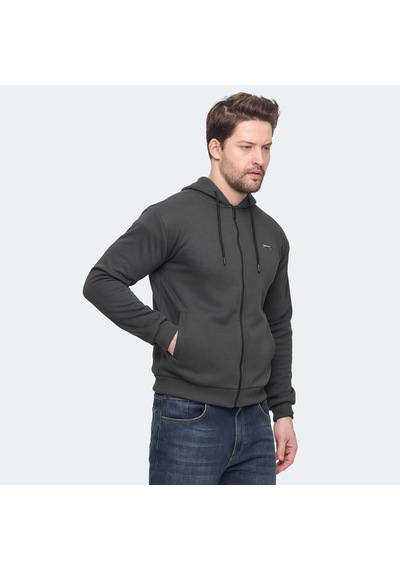 Slazenger KOZZAX IN Erkek Sweatshirt Antrasit