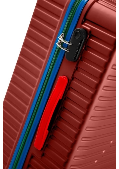 Louisiana Polo Orta Boy %100 Polikarbon Valiz 4x2 Teker Bordo 1088 Bordo