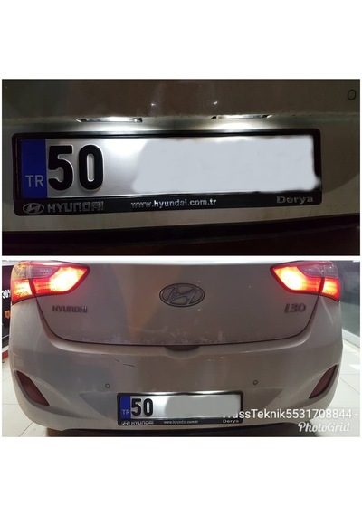 HYUNDAİ İ30 13-16 UYUMLU LED PLAKA AYDINLATMA AMPULÜ BEYAZ