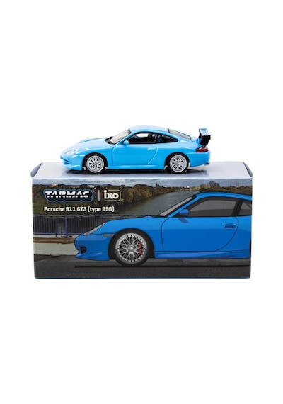 Tarmac Works 1/64 Porsche 911 Gt3 Type 996 Light Blue Std
