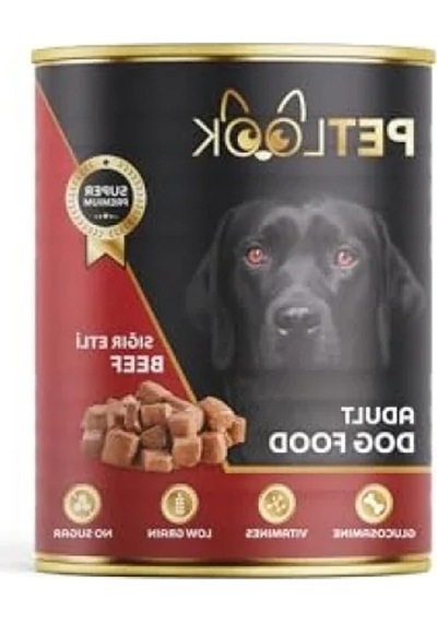 Düşük Tahıllı Yetişkin Sığır Etli Konserve Köpek Maması 415 Gr