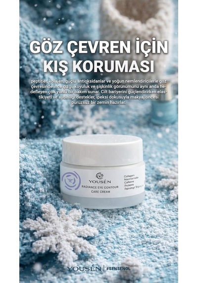 Göz Altı Torbaları İçin Kırışıklık Karşıtı Aydınlatıcı Göz Çevresi Bakım Kremi Gözaltı Morlukları 20 Ml