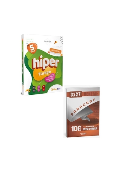 Hiper Zeka 2027 5. Sınıf Hiper Türkçe Konu Anlatımlı Soru Bankası+ Kazandıran Paragraf