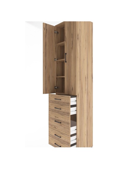 Hyperion Dolap 4 Raflı 5 Çekmeceli 2 Kapaklı 60x44x243 Çam-çam Atlas Çam Hyperion Dolap 4 Raflı 5 Çekmeceli 2 Kapaklı 60x44x243 Çam-çam Atlas Çam