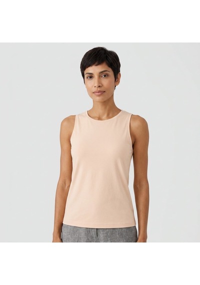 Bonbon Kadın Basic Kolsuz İçi Yarım Astarlı Tshirt Bb2538 Somon