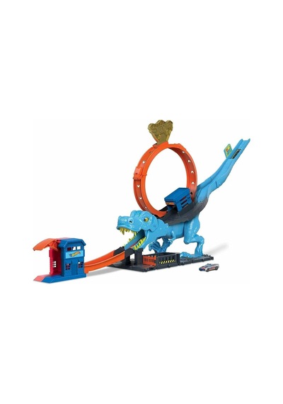 Hkx42 Hot Wheels Dinozor İle Mücadele Oyun Seti Çok Renkli