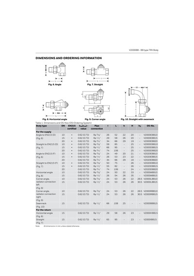 Honeywell V2000ebb15 Termostatik Vana Gövdesi 1/2' Köşe Tip