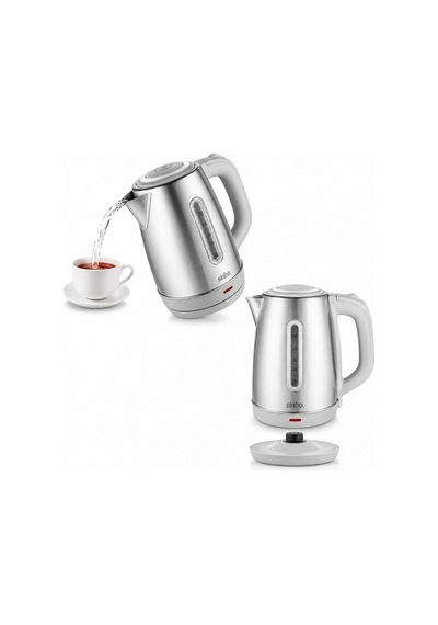 İnoks Çelik Kettle Su Isıtıcısı Kablosuz Kullanım 1.8lt 360 Dönebilme Otomatik Kapanma Sk-8031 532