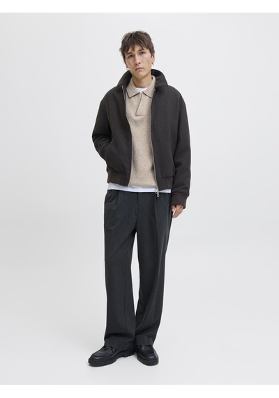 Jack&jones Erkek Relaxed Fit V Yırtmaçlı Yaka Triko Kazak - Soho - 12279214 Atmosphere