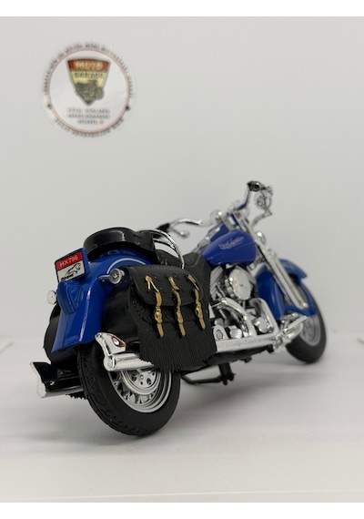 1:12 Chopper Touring Model Motosiklet Diecast Koleksiyon Motoru Çantalı Kutulu
