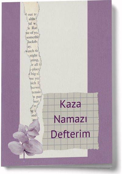 1 Yıllık Kaza Namazı Defterim - Lila Çok Renkli