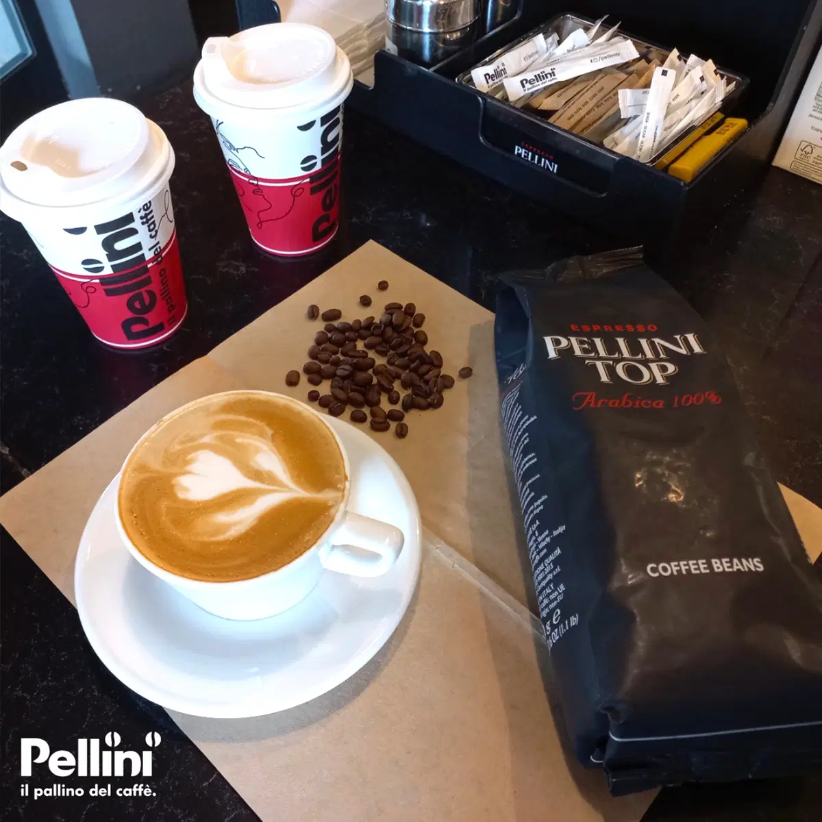 Pellini Top Çekirdek Kahve 500 Gr 2'li Set Çekirdek Kahve