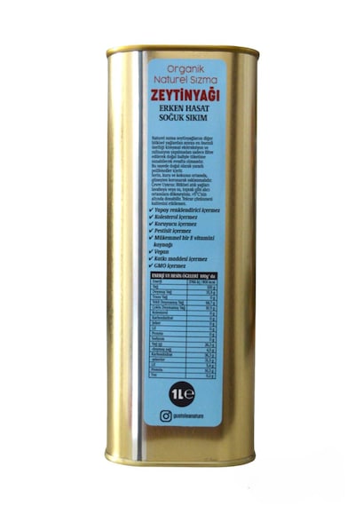 Gustolea Nature Organik Bebek Soğuk Sıkım Naturel Sızma Zeytinyağı 1 L