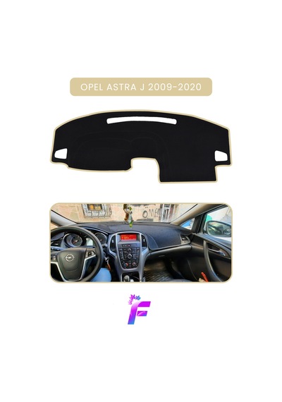 Opel Astra J 2009-2020 Uyumlu Torpido Örtüsü Araca Özel Üretim Kolay Montaj Kaymaz Te13