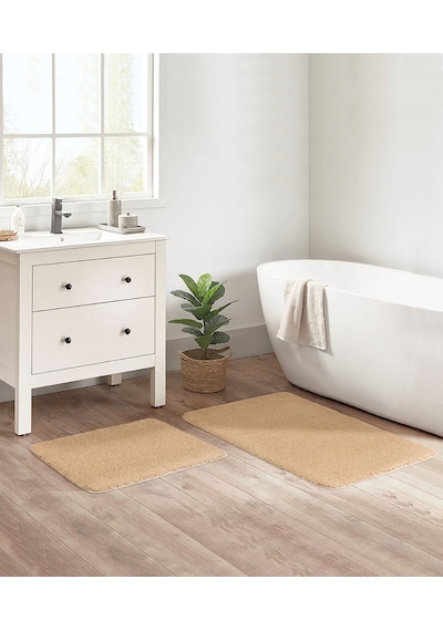 Koza Home Mino Kaydırmaz Taban Bej Banyo Paspası Bej