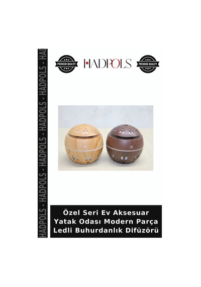 Özel Seri Ev Aksesuar Yatak Odası Modern Parça Ledli Buhurdanlık Difüzörü Çok Renkli