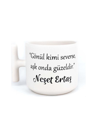 Gönül Kimi Severse T Kupa Beyaz