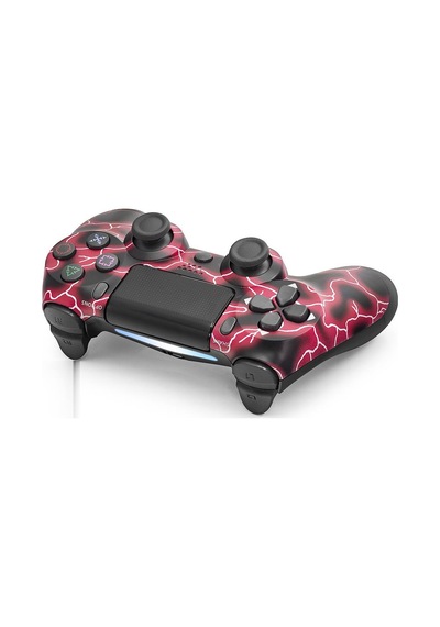 Gamepad Ps4 Uyumlu - Kırmızı Siyah Nd400p Evimdeyokyok