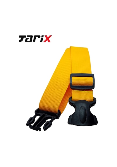 Tarix 2 Adet Sarı Valiz Kemeri + 1 Adet Kırmızı Valiz Etiketi Sarı
