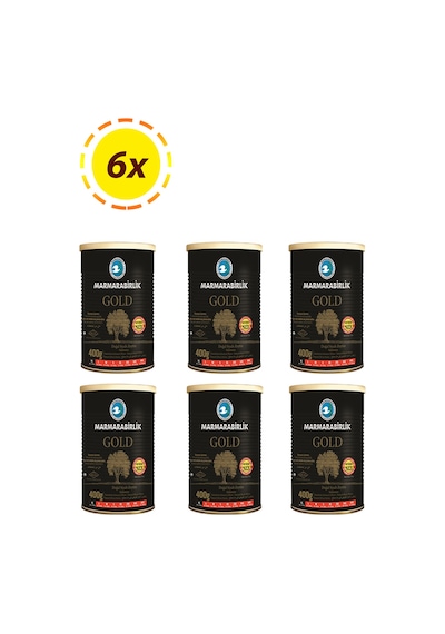 Marmarabirlik Gold XL Siyah Zeytin 6 x 400 G