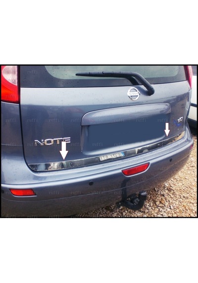 Ebal Otomotiv Nissan NOTE Krom Bagaj Alt Çıtası P.Çelik 2006-2014 ARASI