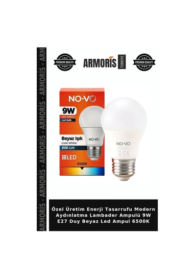 Özel Üretim Enerji Tasarrufu Modern Aydınlatma Lambader Ampulü 9w E27 Duy Beyaz Led Ampul 6500k