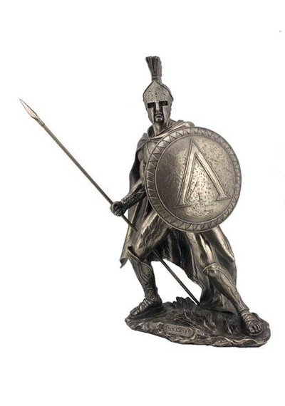 Veronese Koleksiyon Spartan Leonidas Savaşçı Figürü 33cm